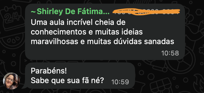 Depoimento de Aluno 13